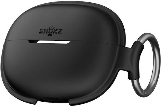 Shokz OpenDots ONE Open Ear Bluetooth Handsfree Ακουστικά με Αντοχή στον Ιδρώτα και Θήκη Φόρτισης Μαύρα