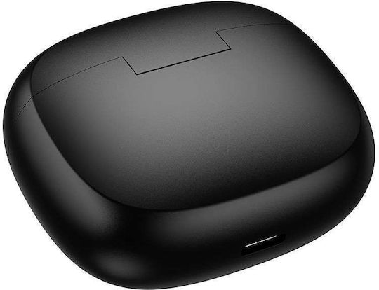 Hoco EQ34 Plus In-ear Bluetooth Handsfree Ακουστικά με Θήκη Φόρτισης Λευκά