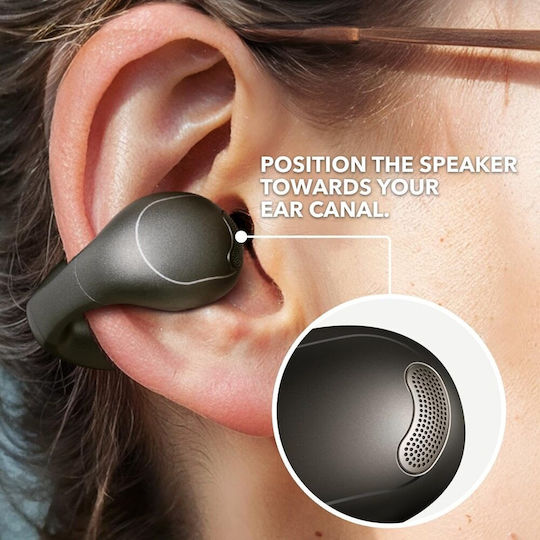 Soundcore by Anker C40i Open Ear Bluetooth Handsfree Ακουστικά με Αντοχή στον Ιδρώτα και Θήκη Φόρτισης Μαύρα