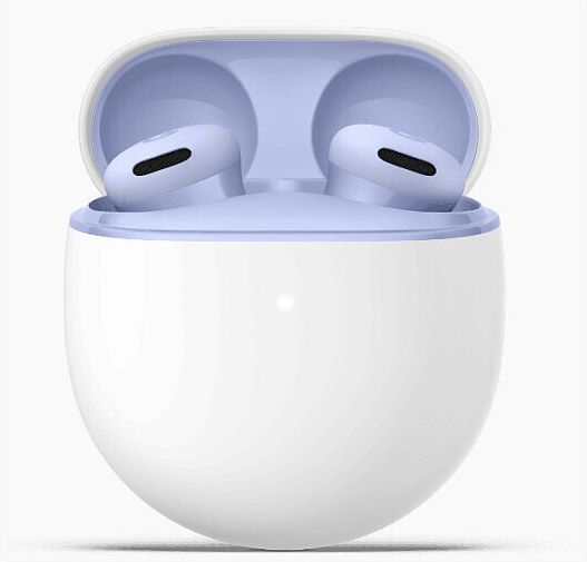 Google Pixel Buds 2a Bluetooth хендсфри Слушалки с Устойчивост на Пот и Кутийка за Зареждане Iris