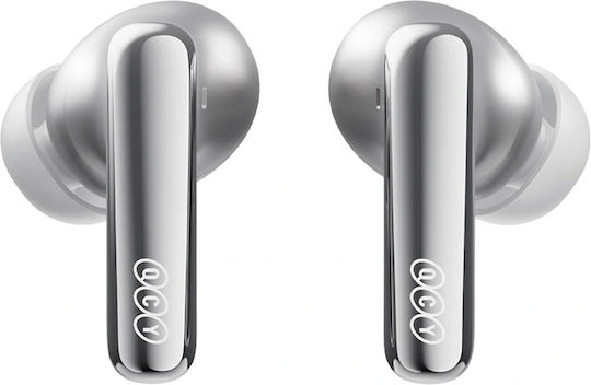 QCY MeloBuds N70i Bluetooth хендсфри Слушалки с Устойчивост на Пот и Кутийка за Зареждане Titanium