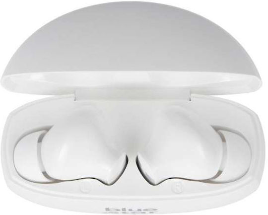Blue Star TX5 In-ear Bluetooth Handsfree Earphones with Charging Case White