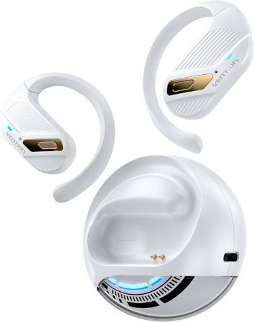 Vention OpenBeat O12 Отворено ухо Bluetooth хендсфри Слушалки с Устойчивост на Пот и Кутийка за Зареждане Черен