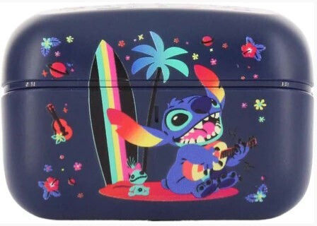 Exquisite Gaming Lilo & Stitch: Midnight Stitch In-ear Bluetooth Handsfree Ακουστικά με Αντοχή στον Ιδρώτα και Θήκη Φόρτισης Μπλε