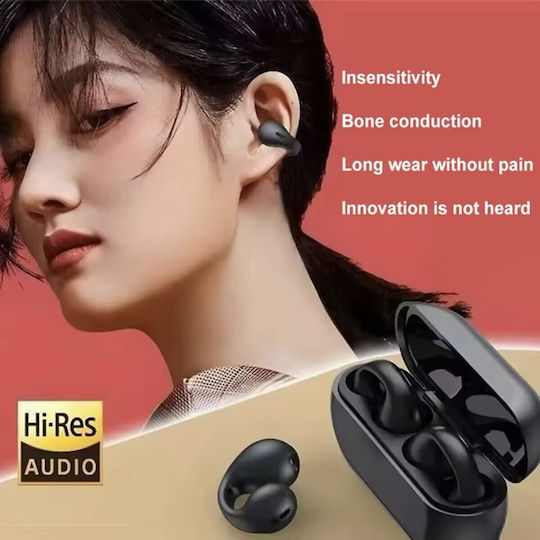 Andowl Q-BQ101 In-ear Bluetooth Handsfree Ακουστικά με Θήκη Φόρτισης Μαύρα