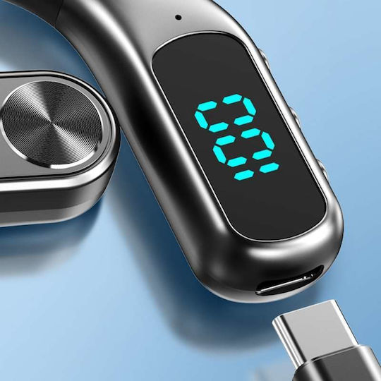 Blue Star Hook In-Ear Bluetooth Kopfhörer Ακουσgerät Schwarz