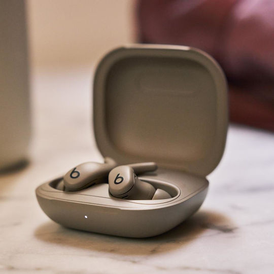 Beats Powerbeats Fit In-Ear Bluetooth-Freisprecheinrichtung Kopfhörer mit Schweißresistenz und Ladeetui Gravel Gray
