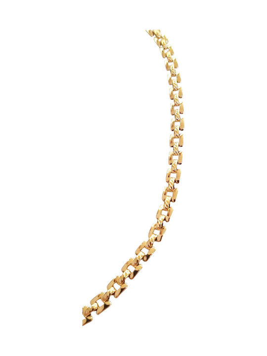 Touch Дамска Вратна Веригa от Стомана с Златно Покритие 260126 Gold