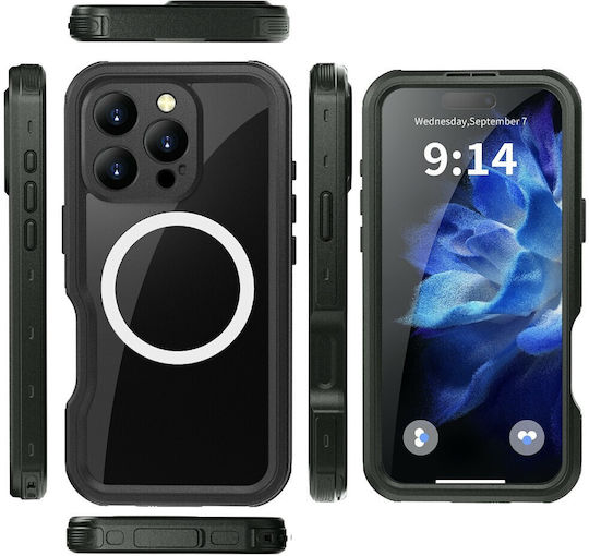 Redpepper Ip68 Back Cover Αδιάβροχο Μαύρο (iPhone 16 Pro Max)