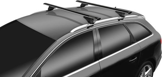 Menabo Car Roof Bars Aluminum Leopard XL Black 135 Cm Black Color Genesis GV80 5 Doors 2020 Me Flush Rails 2 Pieces 12360/mb Mp.12360/mb-44