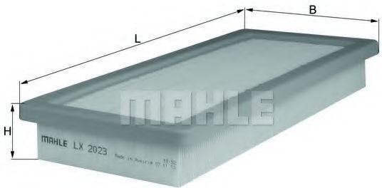 Mahle Air Filter Lx 2023