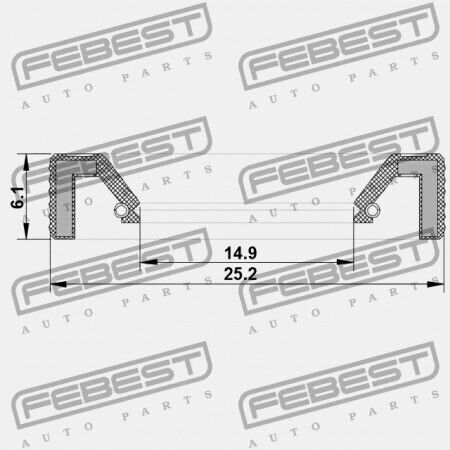 Gearbox Oil Seal Ford Transit Courier B460 MPV 1.5 EcoBlue 18 95KAY16250609X-4674