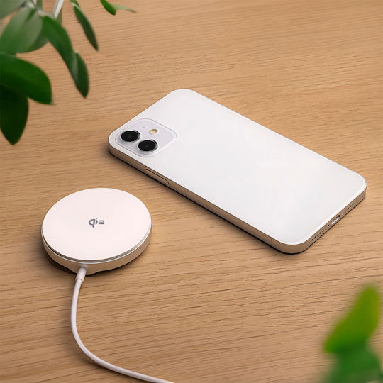 Forever Wireless Charger Qi Pad 15W Quick Charge 3.0 / Quick Charge 2.0 / Quick Charge 4.0 Silver