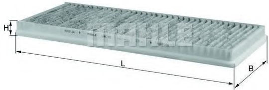 Cabin Air Filter Mahle Lak 45
