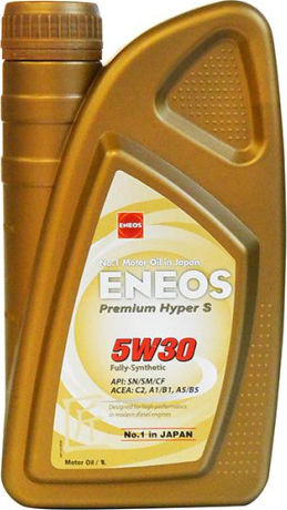Eneos Hyper-S Συνθετικό Λάδι Αυτοκινήτου 5W-30 1lt