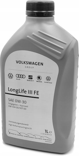 Volkswagen Longlife III Car Oil 0W-30 1lt