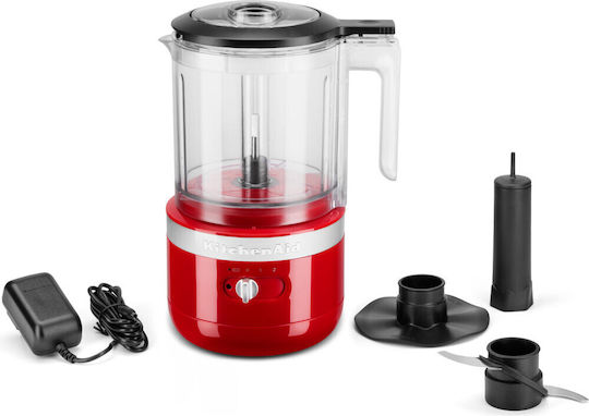 Kitchenaid Πολυκόπτης Multi 24W με Δοχείο 1.19lt Κόκκινος