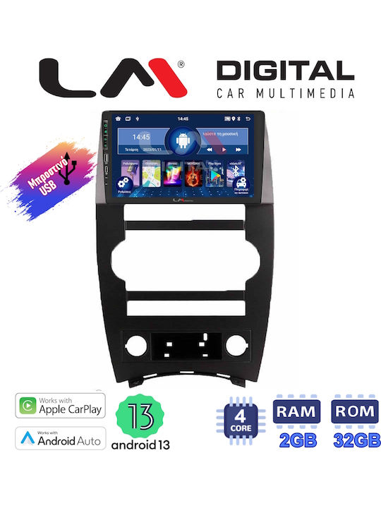 LM Digital Auto-Audiosystem für Jeep Commander 2007 > 2009 Bluetooth USB Eingebautes Wi-Fi GPS Apple CarPlay Android Auto