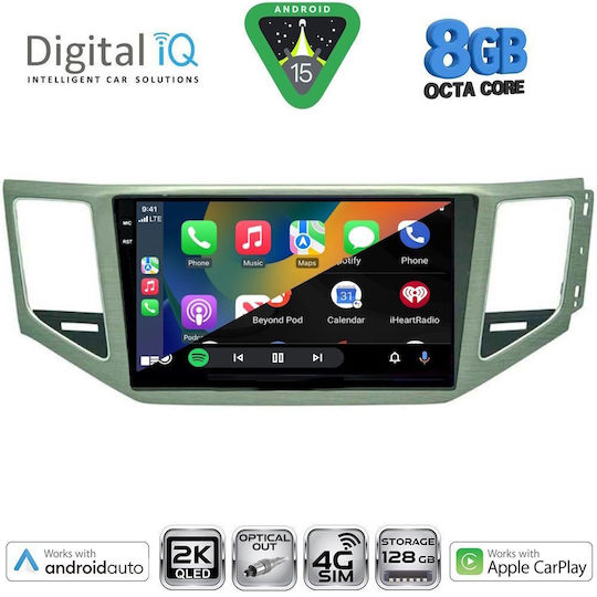 Digital IQ Ηχοσύστημα Αυτοκινήτου για Volkswagen Golf Sportsvan 2014-2021 (Bluetooth/USB/WiFi/GPS/Apple-Carplay/Android-Auto) με Οθόνη Αφής 10"