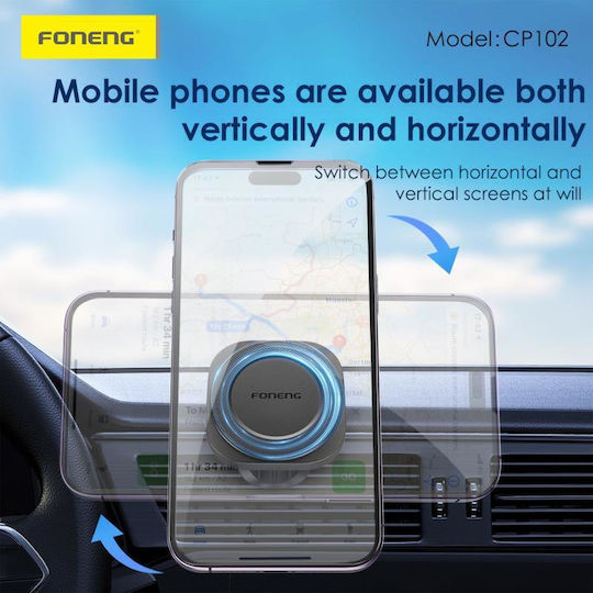 Foneng Foneng Cp102 Car Mobile Mount with Magnet Black