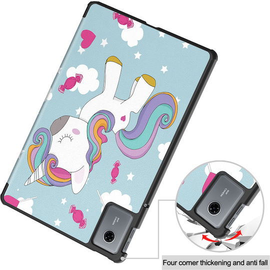 Techsuit FoldPro Flip Cover Rotating Unicorn (Lenovo Idea Tab 11.0 / Tab K11.0 Gen 2 Tb-336)