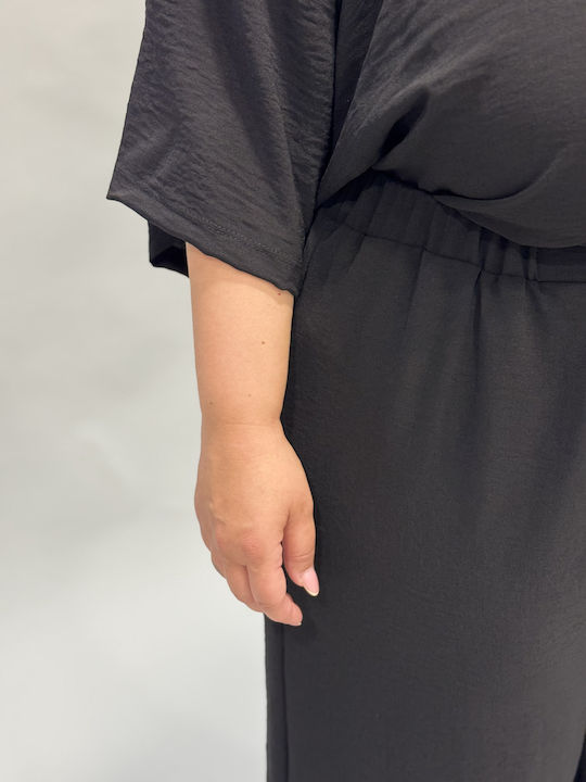 Damen Zip-Culottes Schwarze