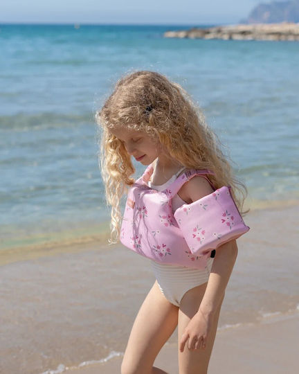 Flamingueo Kinder Schwimmflügel Gilet Auftrieb 3-6 Jahre Clover Rosa