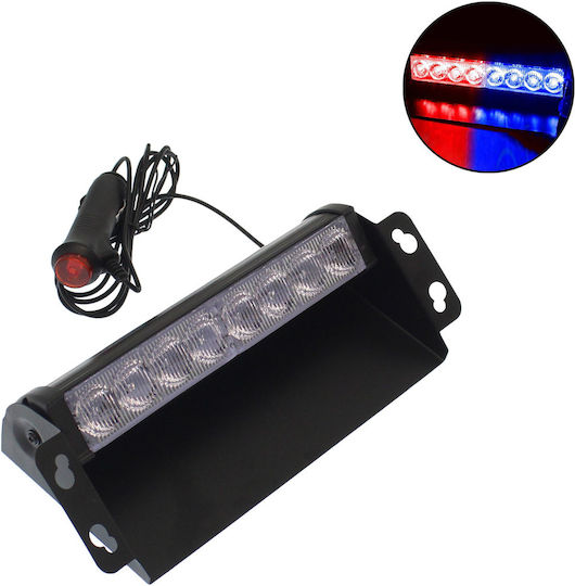 Car LED Warning Bar 12V 24cm with Blue Lighting