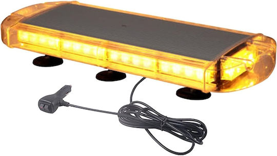Φάρος Αυτοκινήτου LED 12V 55cm με Πορτοκαλί Φωτισμό