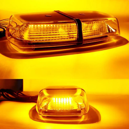 Flexzon Notfall-Autolichter LED 12V 31cm mit Orange Beleuchtung