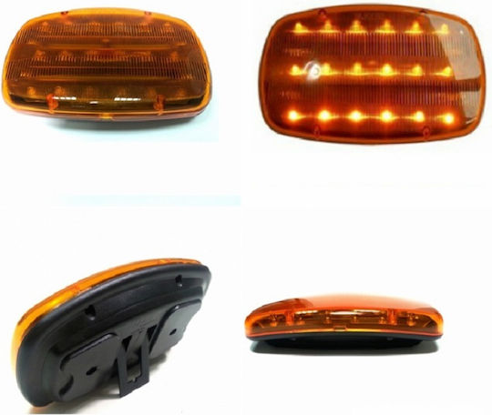 Led Emergency Signal Light Beacon Magnet 12/24v
