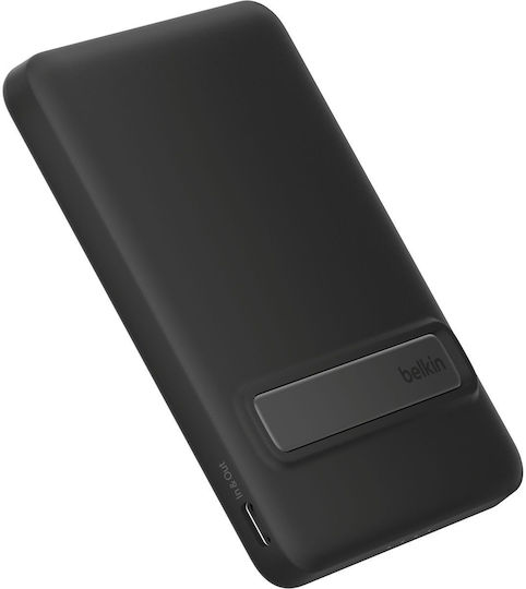 Belkin BoostCharge Slim Magnetic MagSafe Power Bank 5000mAh 20W με Θύρα USB-C Power Delivery Μαύρο