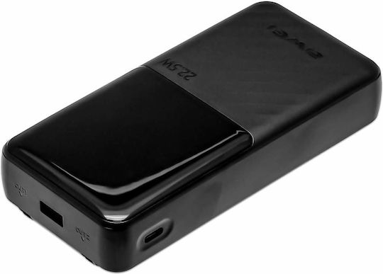 Awei P57K Power Bank 20000mAh 22.5W Μαύρο