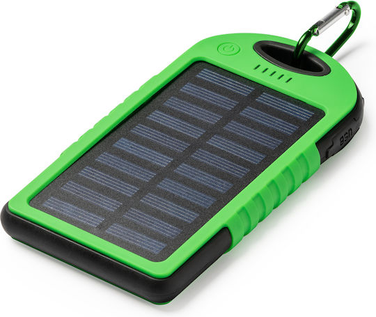 DROIDE Solar Power Bank 4000mAh with USB-A Port Yellow