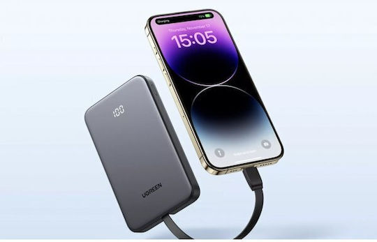 Ugreen Power Bank 10000mAh 20W με 3 Θύρες USB-C Power Delivery Γκρι