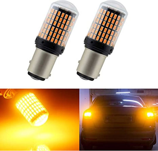 Lampen Auto P21/5W-BAY15D-1157 Canbus LED Rot 12V 2Stück