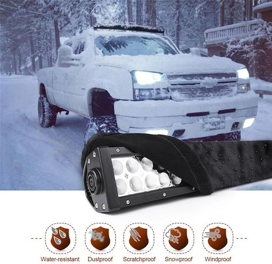 Carcasă de protecție impermeabilă pentru bară LED 42 inch 107cm negru