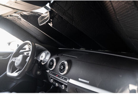 Kaver Car Windshield Sun Shade Interior Matte Double Bubble 140x70cm
