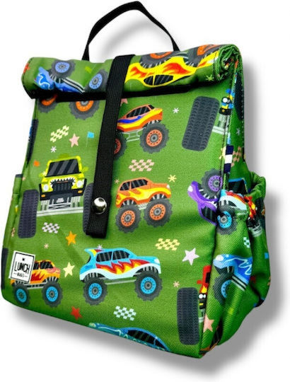 The Lunch Bags Lunchbags School Lunch Bag Handheld 5lt Black 21x16x24cm