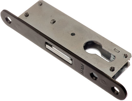Recessed Lock with Cylinder Left