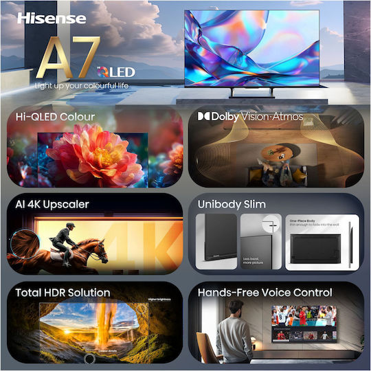 Hisense Smart Fernseher 55" 4K Ultra HD LED 55A7DS HDR (2026)