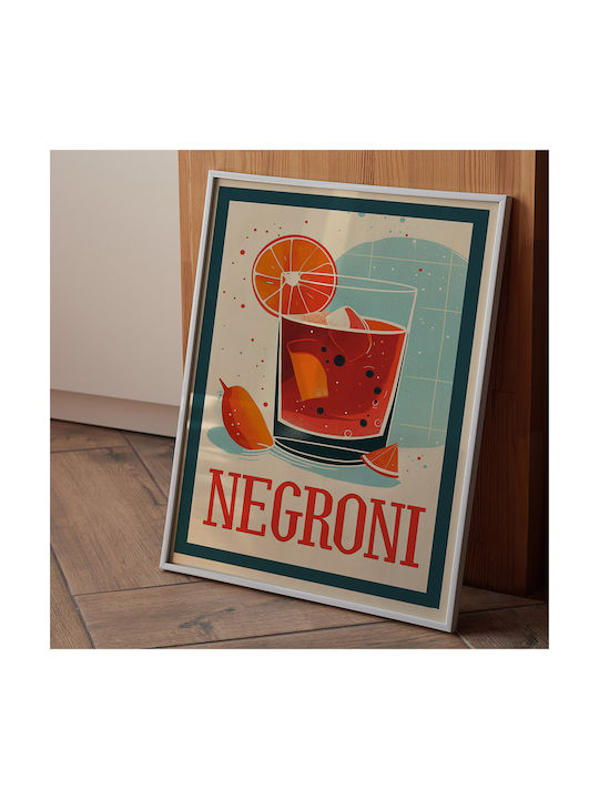 Poster Negroni Cocktail Pst25440 50cm X 70cm-71072pd154701