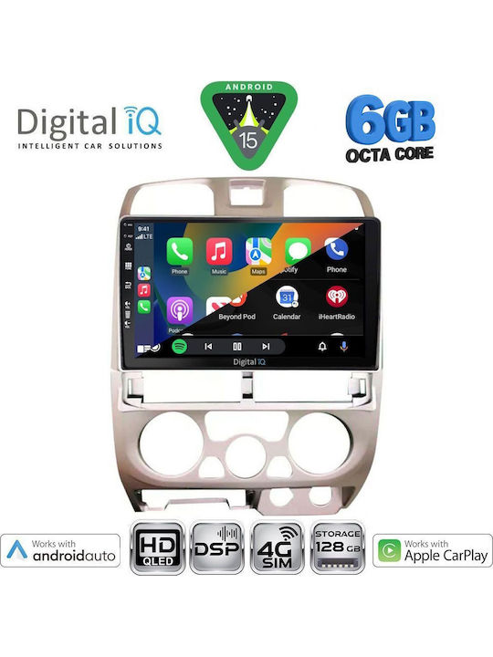 Digital IQ Car Audio System Isuzu D-Max 2002-2008 Bluetooth USB WiFi GPS Apple CarPlay Android Auto with 9" Touch Screen
