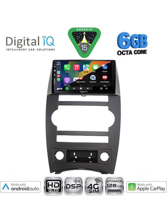 Digital IQ Auto-Audiosysteme für Jeep Commander 2007-2009 mit Touchscreen 9" Bluetooth USB WiFi GPS Apple CarPlay Android Auto