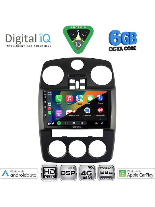 Digital IQ Car Audio System Chrysler PT Cruiser 2005-2010 Bluetooth USB WiFi GPS Apple CarPlay Android Auto with 9" Touch Screen