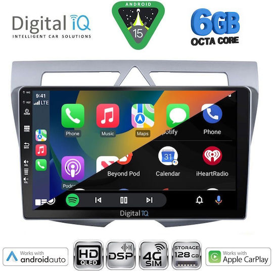 Digital IQ Car Audio System for Kia Picanto 2008-2011 Bluetooth USB WiFi GPS Apple CarPlay Android Auto with 9" Touch Screen