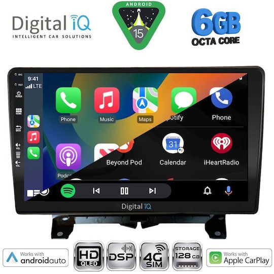 Digital IQ Ηχοσύστημα Αυτοκινήτου για Land Rover Discovery / Range Rover Sport 2004-2009 (Bluetooth/USB/WiFi/GPS/Apple-Carplay/Android-Auto) με Οθόνη Αφής 9"