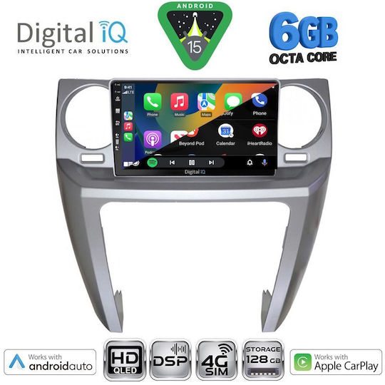 Digital IQ Car Audio System for Land Rover Discovery 2004-2009 Bluetooth USB WiFi GPS Apple CarPlay Android Auto with 9" Touch Screen