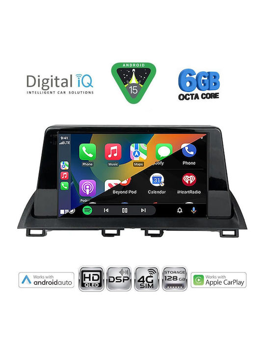 Digital IQ Car Audio System for Mazda 3 2014-2019 Bluetooth USB WiFi GPS Apple CarPlay Android Auto with 9" Touch Screen