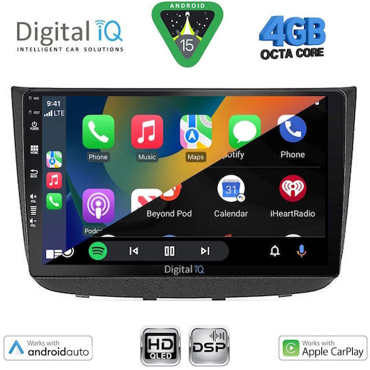 Digital IQ Ηχοσύστημα Αυτοκινήτου για Mercedes-Benz Vito / Viano 2003-2007 (Bluetooth/USB/WiFi/GPS/Apple-Carplay/Android-Auto) με Οθόνη Αφής 10"